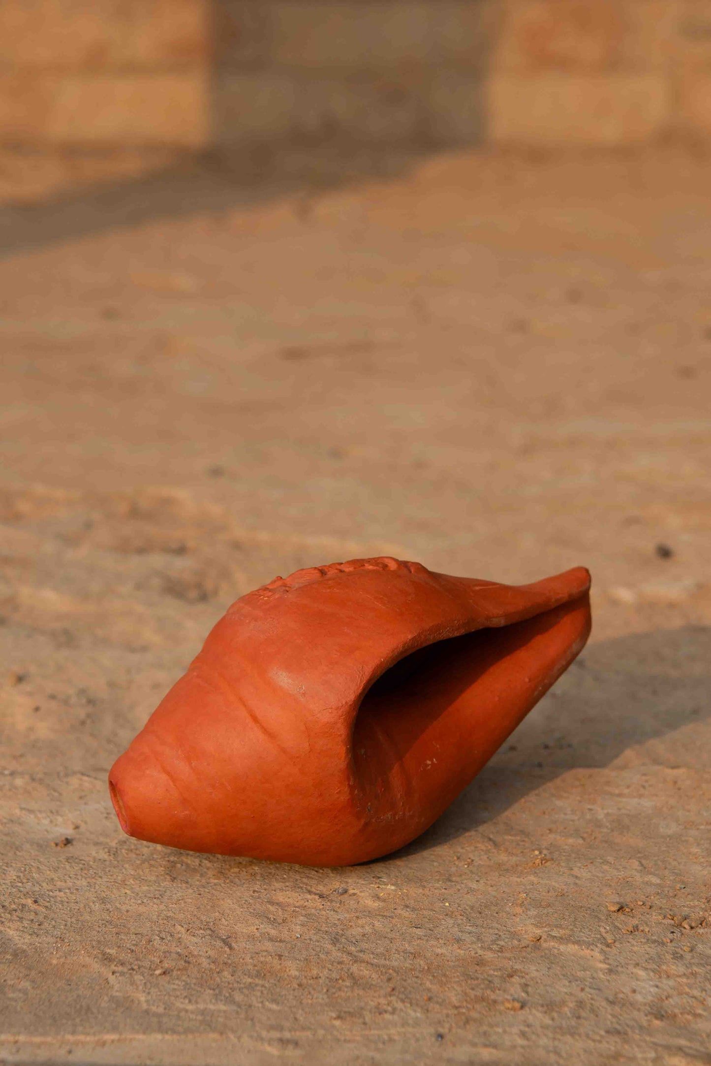 Terracotta Prayer Shankh