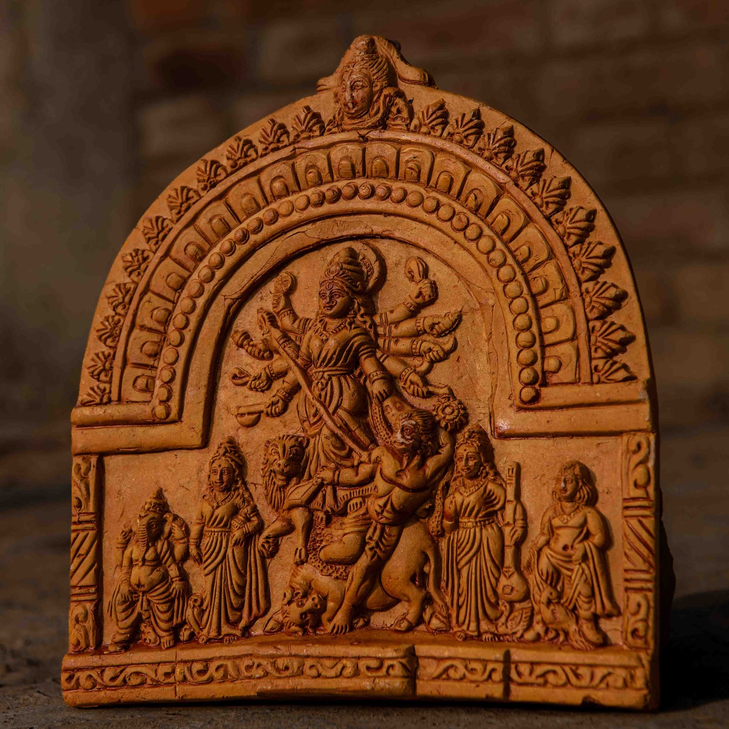 Durga Terracotta Wall Hanging