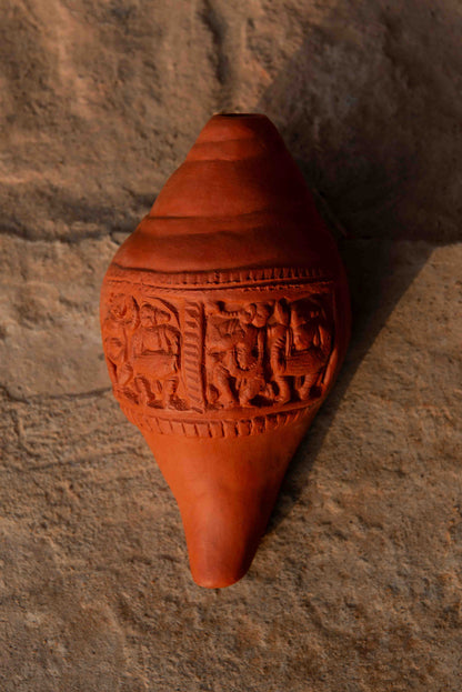 Terracotta Prayer Shankh