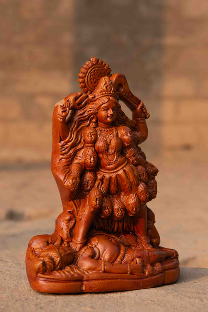 Terracotta Maa Kali Sculpture